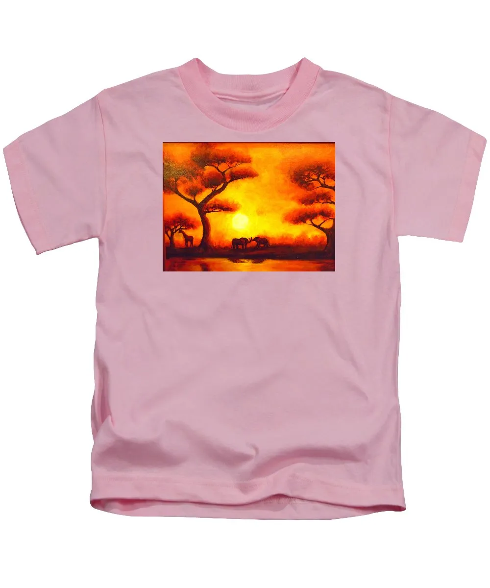 African Sunset  - Kids T-Shirt