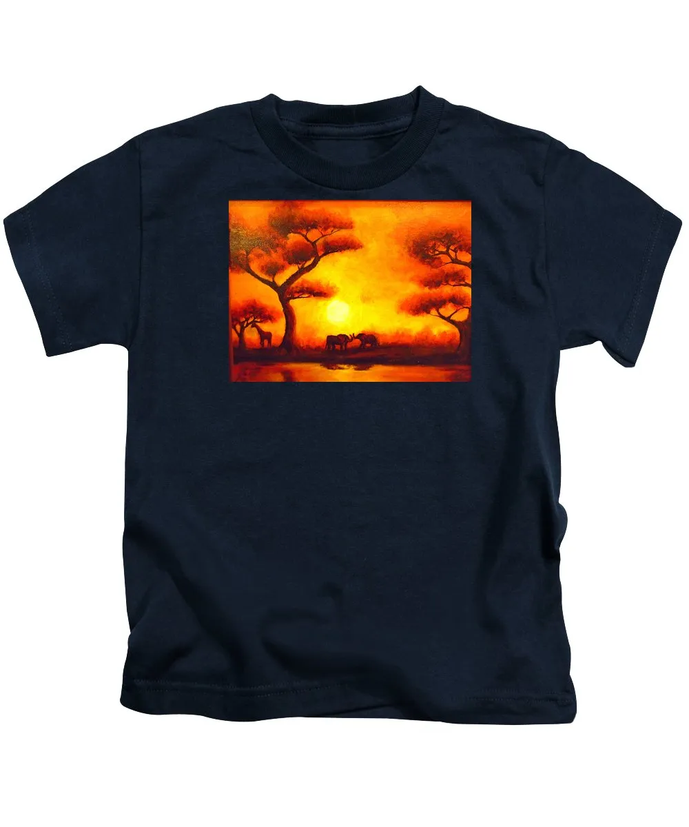 African Sunset  - Kids T-Shirt