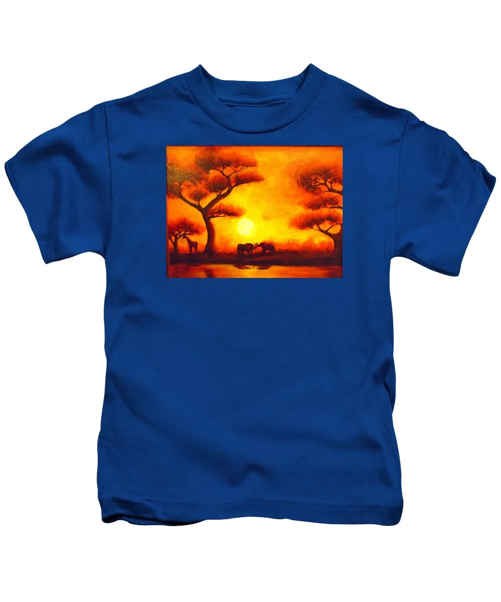 African Sunset  - Kids T-Shirt