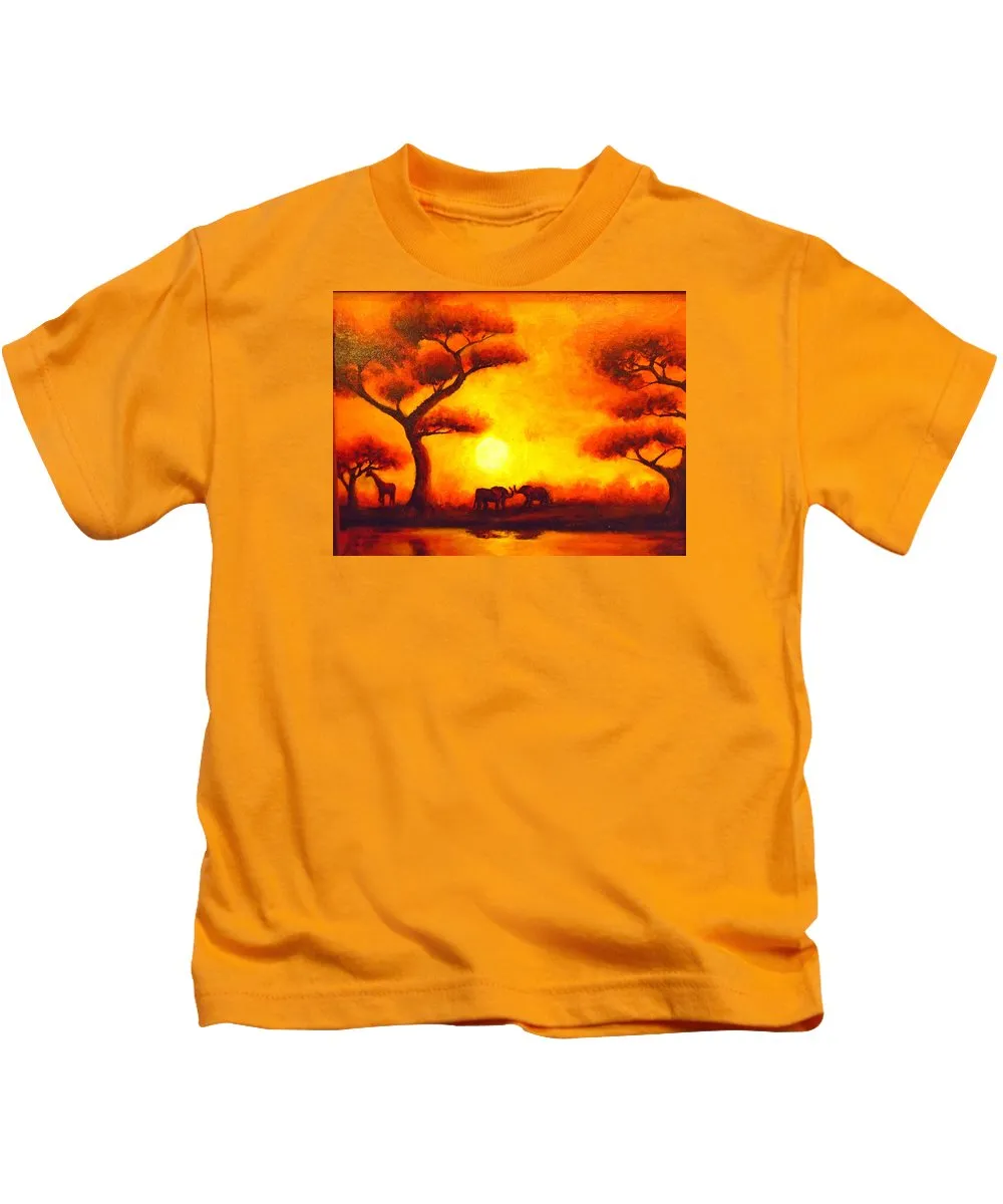 African Sunset  - Kids T-Shirt