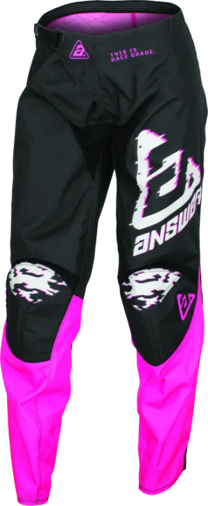 Answer 23.5 Syncron Meltdown Pant Black/Magenta/Grey Womens Size - 12 Regular