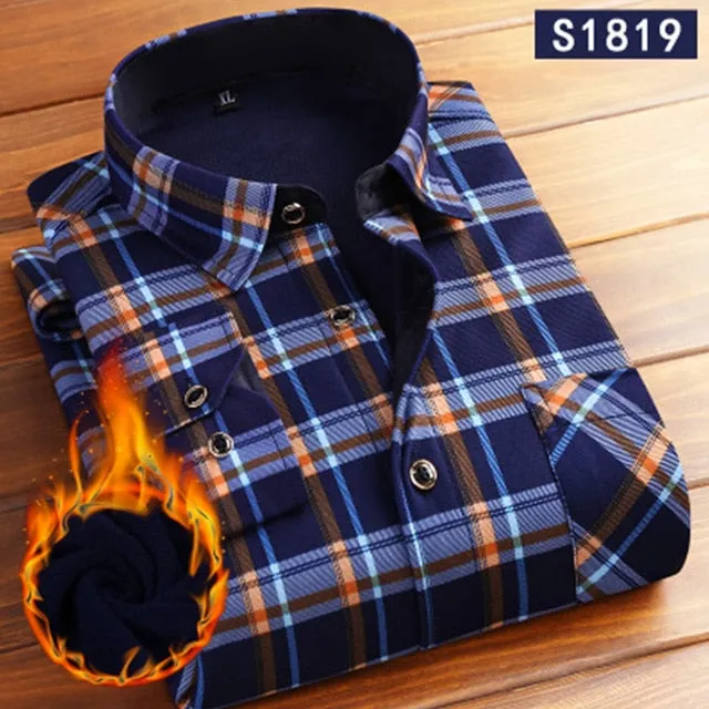 Autumn Winter Flannel Warm Long Sleeve