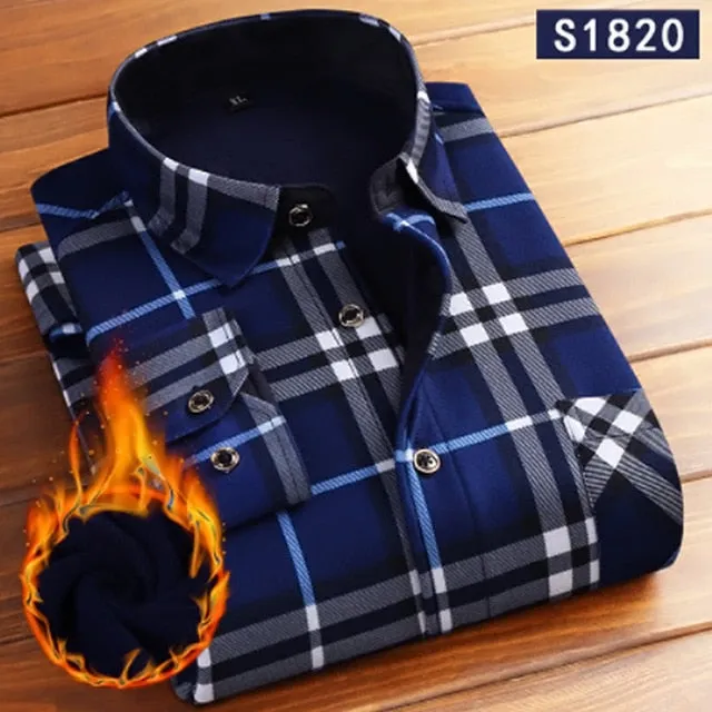 Autumn Winter Flannel Warm Long Sleeve