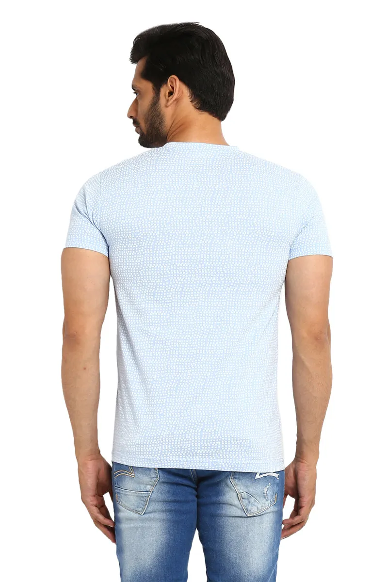 AXMANN Casual T-Shirt (Sky | Melange) Combo Pack