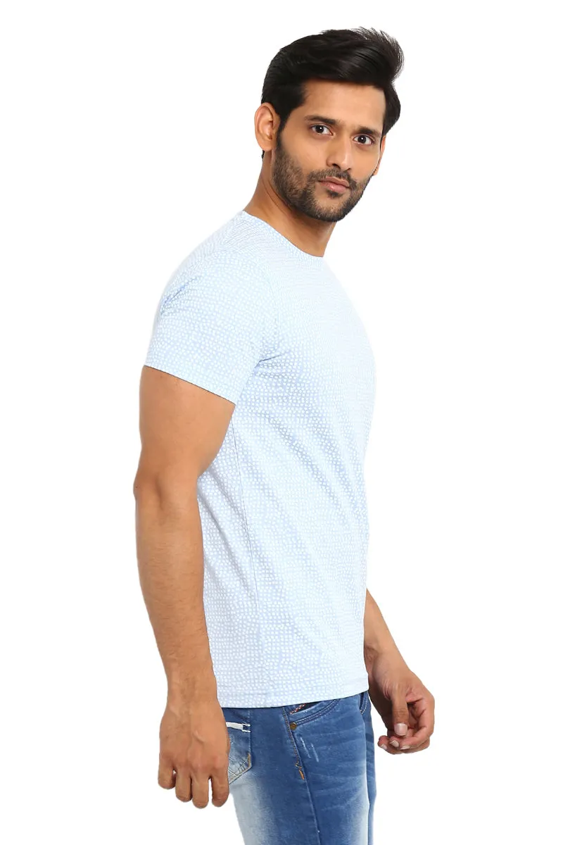 AXMANN Casual T-Shirt (Sky | Melange) Combo Pack