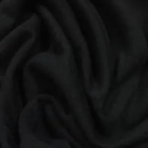 Black Bamboo Hemp Stretch Fleece Fabric - 380 GSM, $15.61/yd, 15 Yards