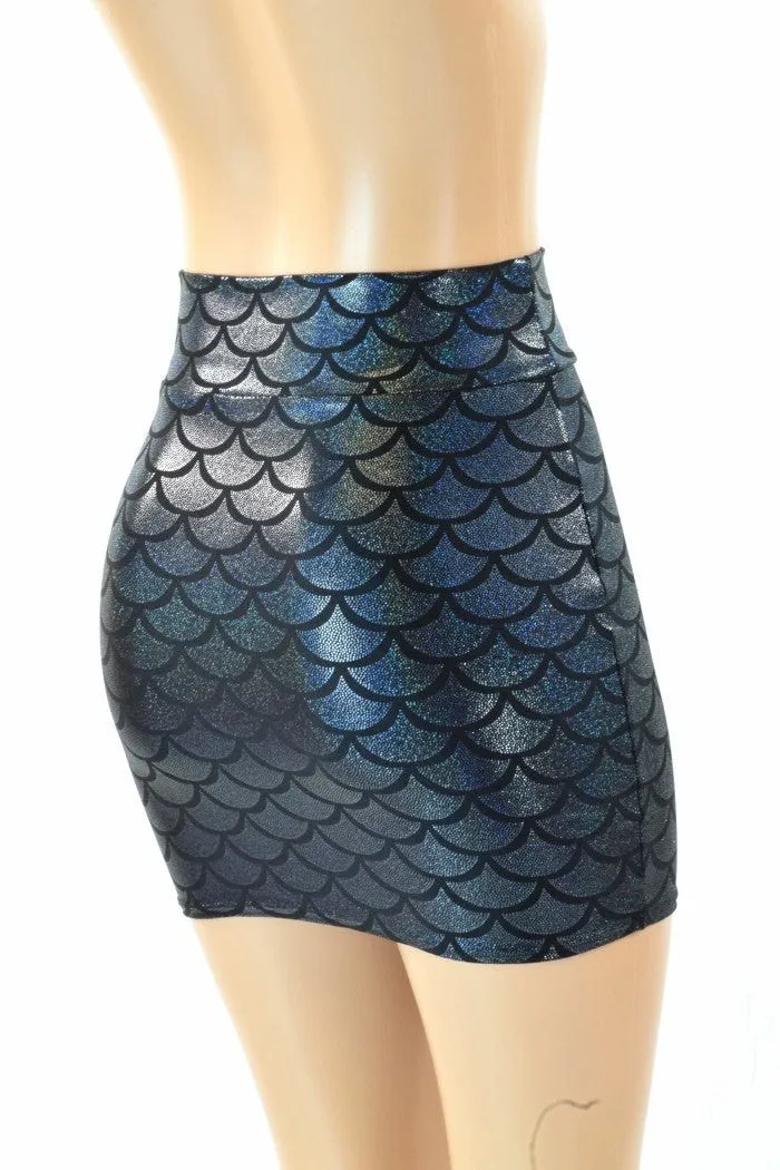 Black Mermaid Bodycon Skirt