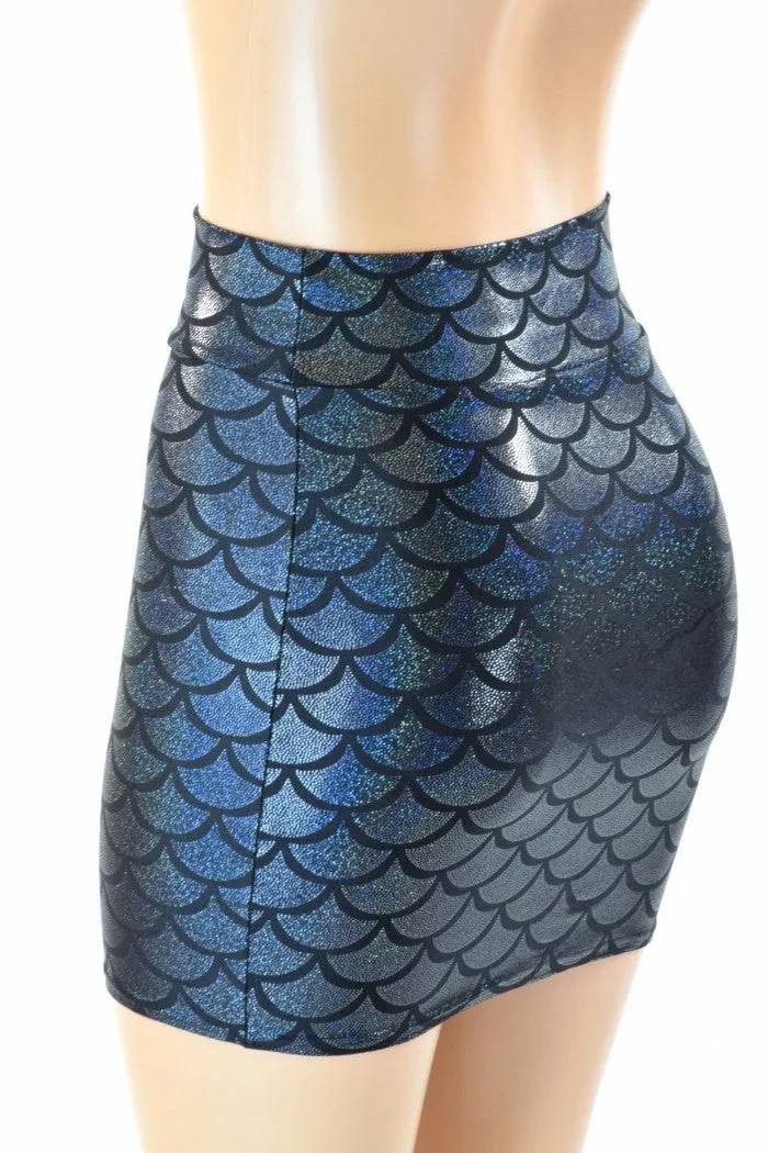 Black Mermaid Bodycon Skirt