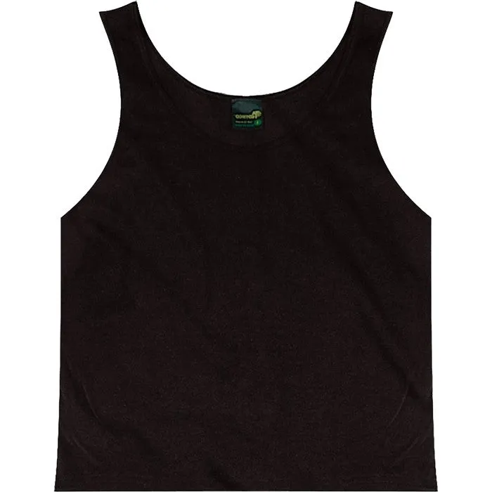 Black - Military Tank Top