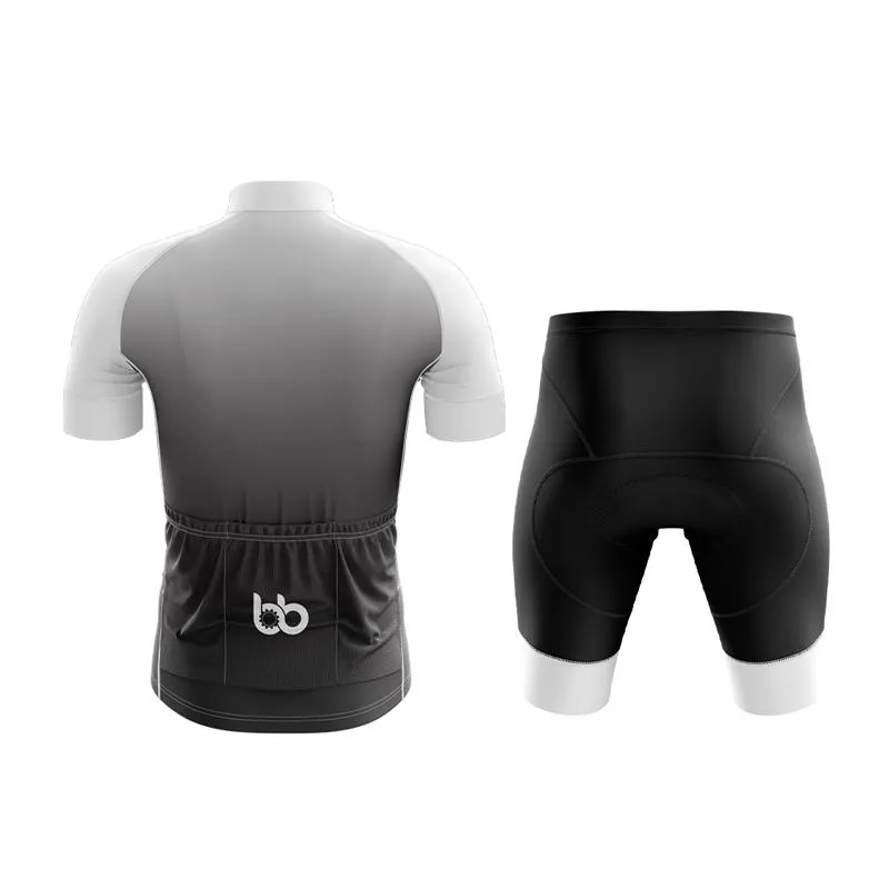 Black to White Club Cycling Kit