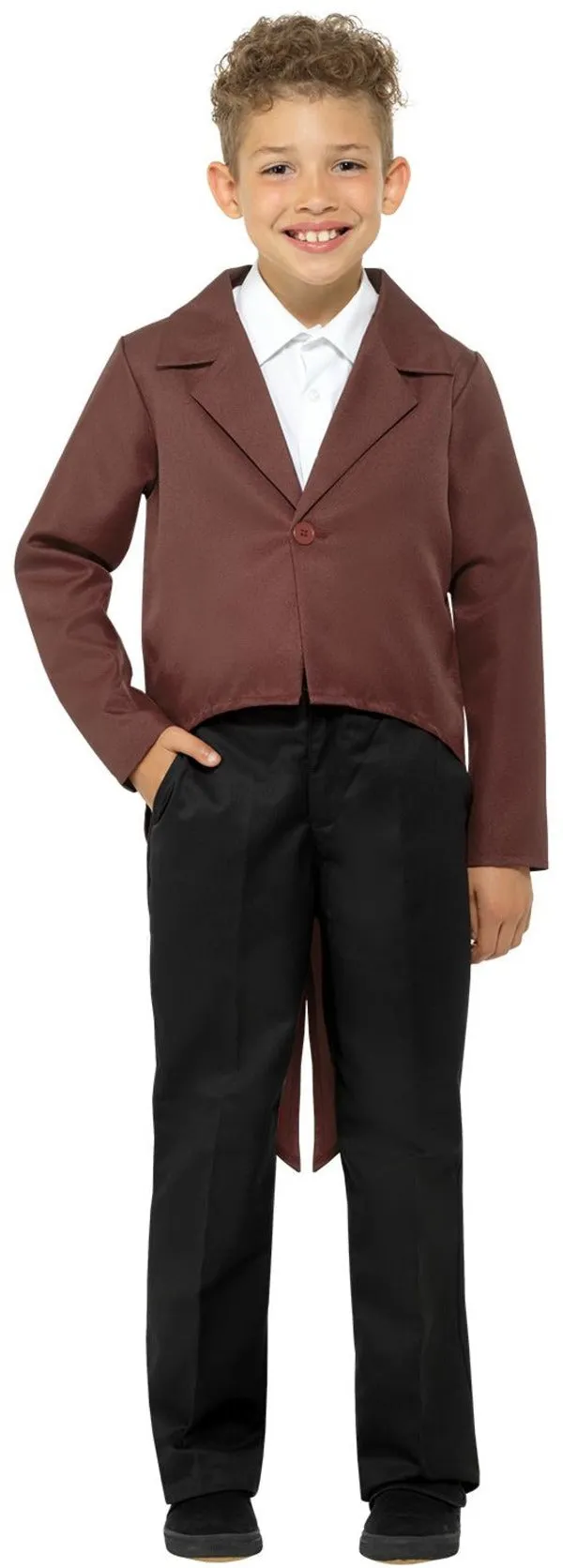 Classic Brown Tailcoat Accessory for Kids