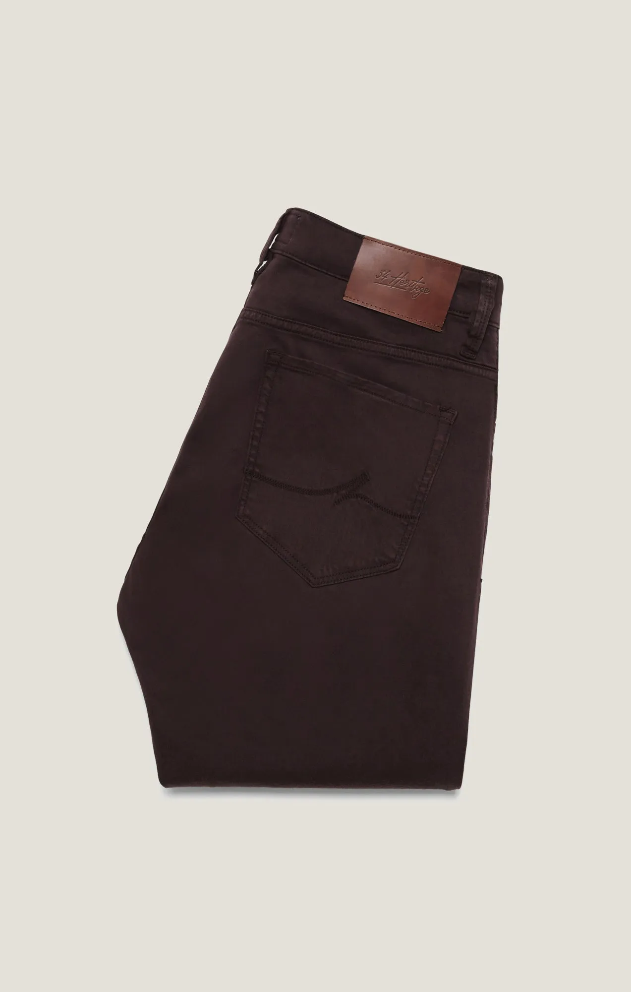 Courage Straight Leg Pants in Burgundy Twill