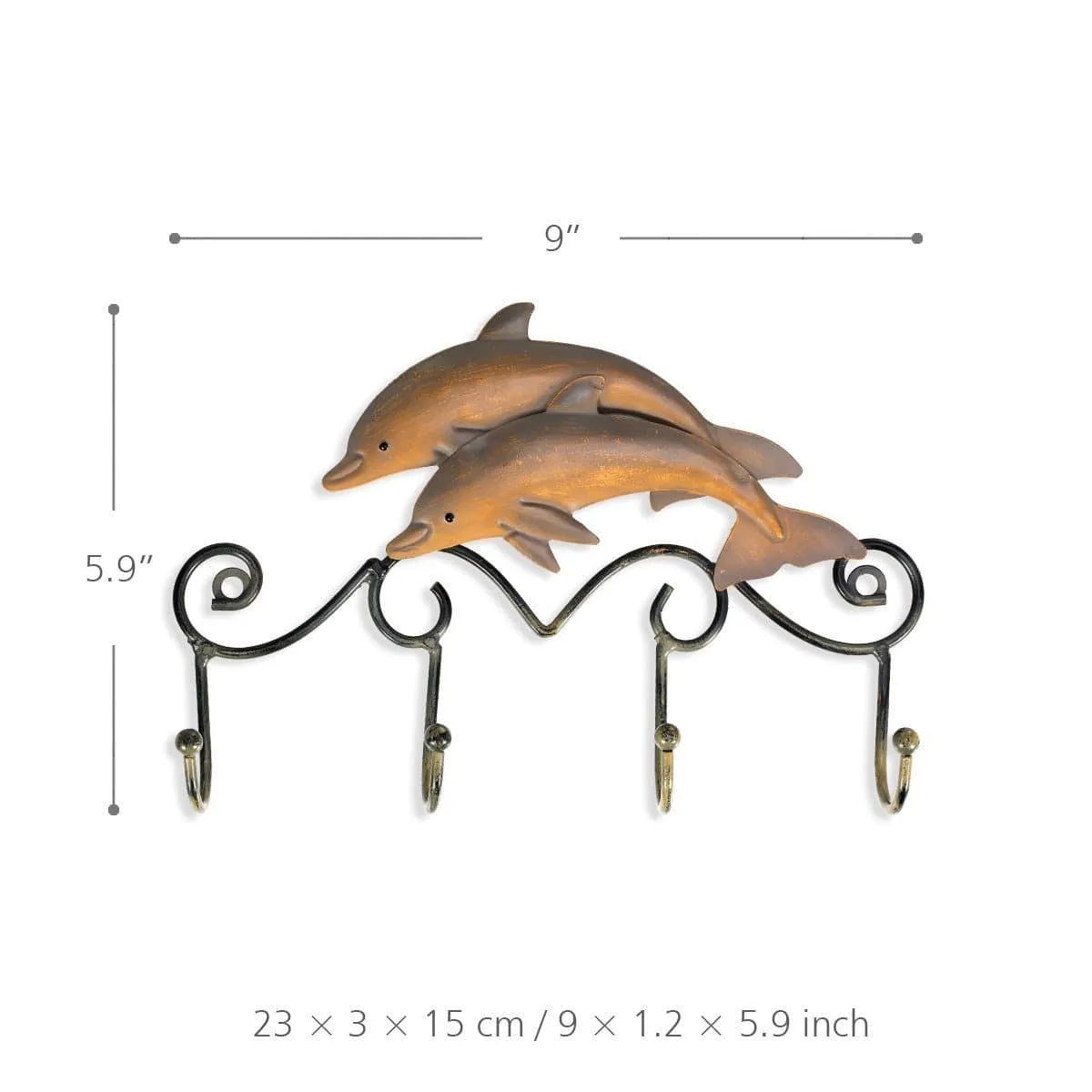 Dolphin Wall Hooks, Coat Hanger, Key Hook