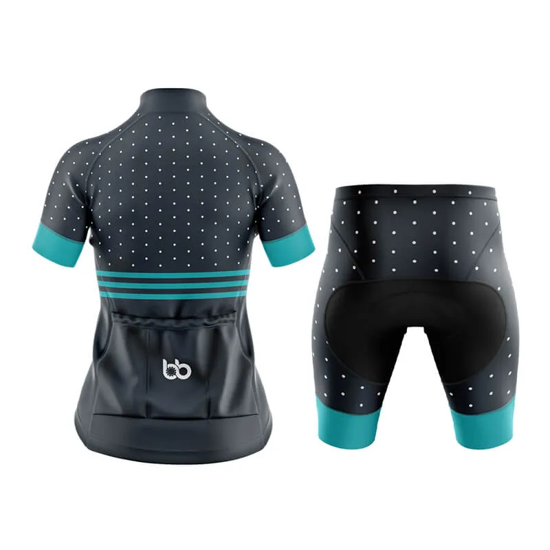 Dot and Stripe Club Cycling Kit (Black)