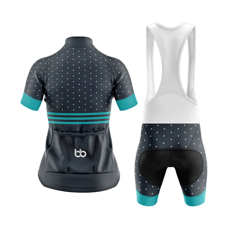 Dot and Stripe Club Cycling Kit (Black)