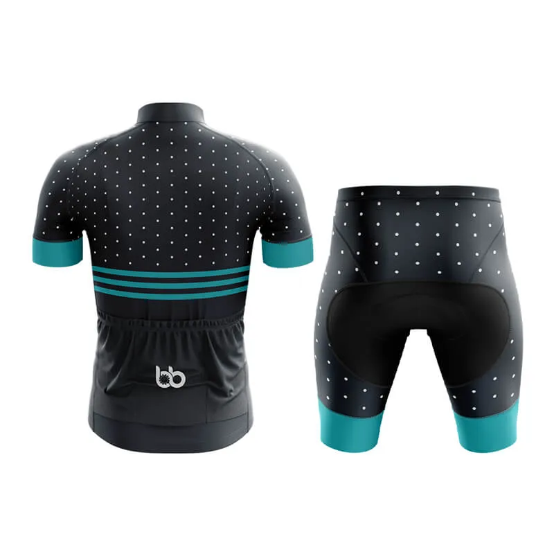 Dot and Stripe Club Cycling Kit (Black)