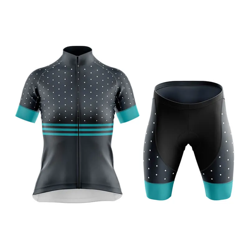 Dot and Stripe Club Cycling Kit (Black)