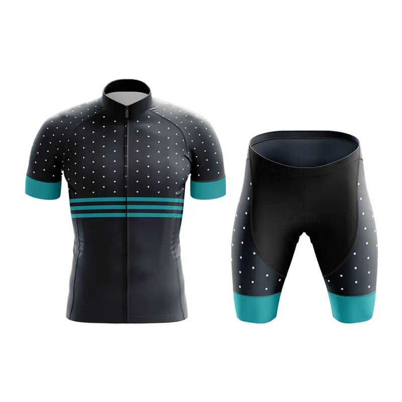 Dot and Stripe Club Cycling Kit (Black)