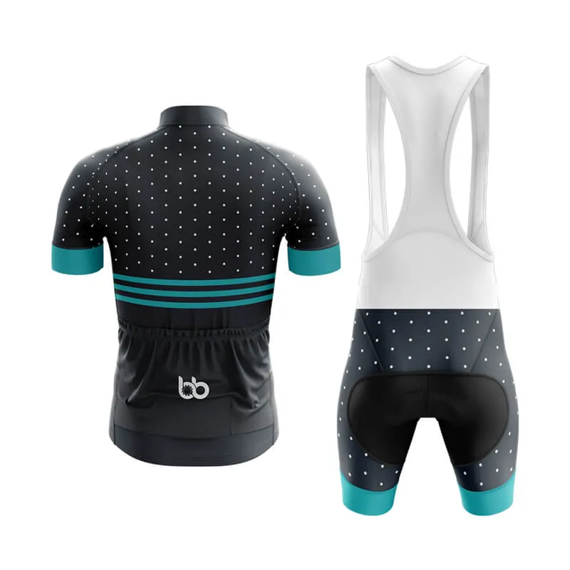 Dot and Stripe Club Cycling Kit (Black)