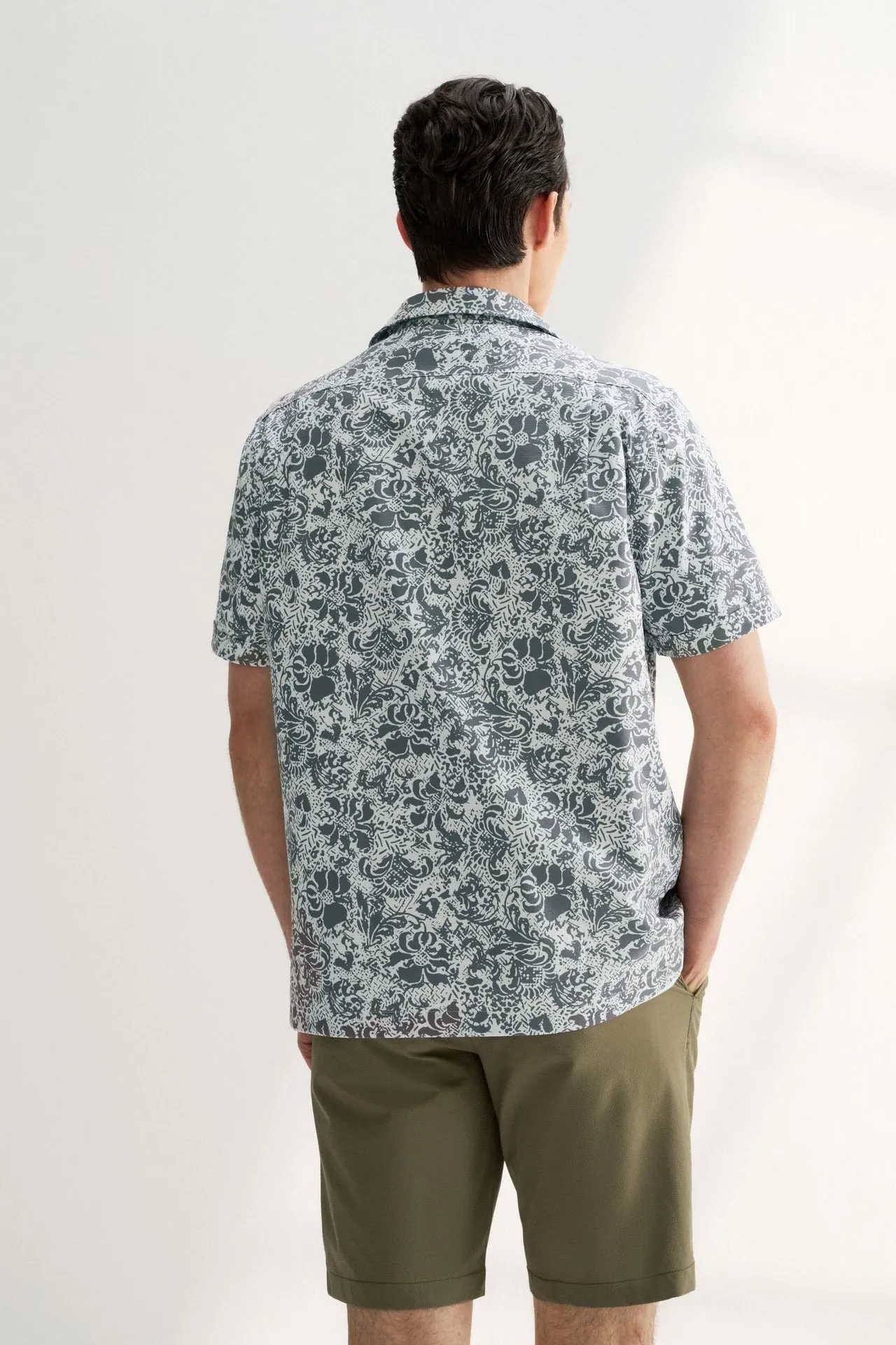 Dry Floral All Over Print Print Shirt in Relaxed Fit