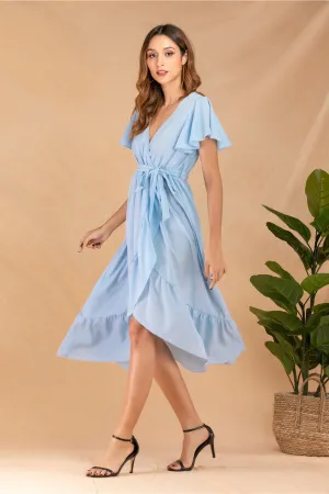 Dunnmall Elegant Ruffle Dress