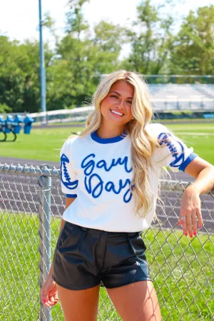 GAMEDAY SWEATER IN ROYAL