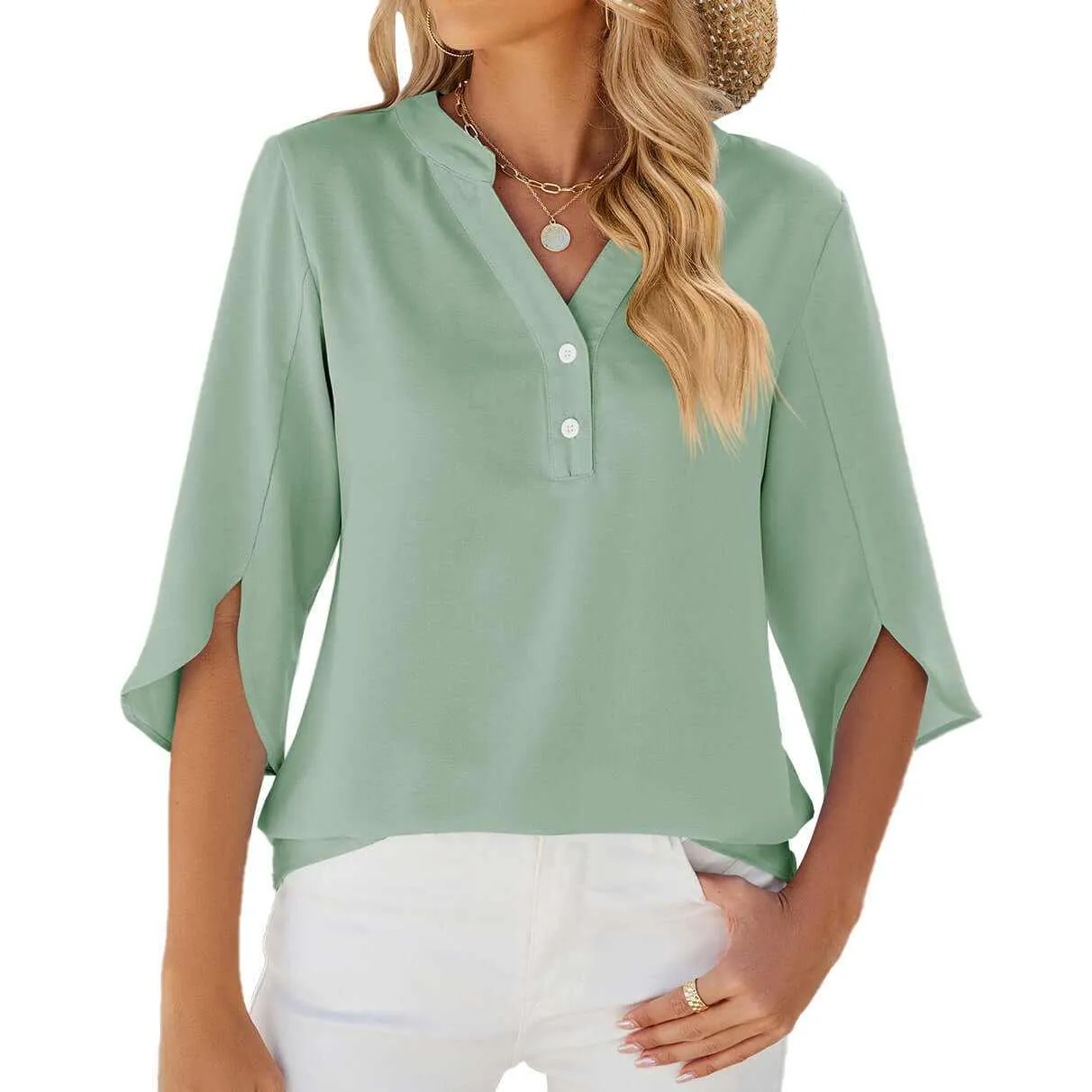 Glow Chic's Solid Color Shirt