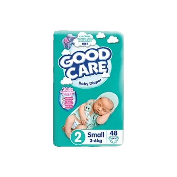 GOOD CARE BABY DIAPER SMALL SIZE 2 - 48PCS