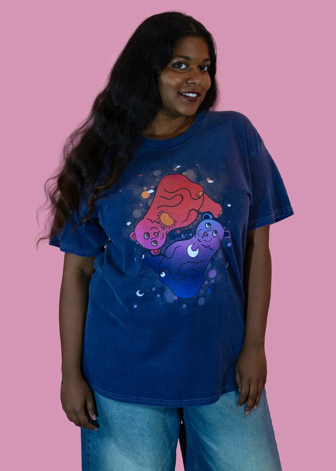 Home of Rainbows - Unisex Sun & Moon Bear Tee