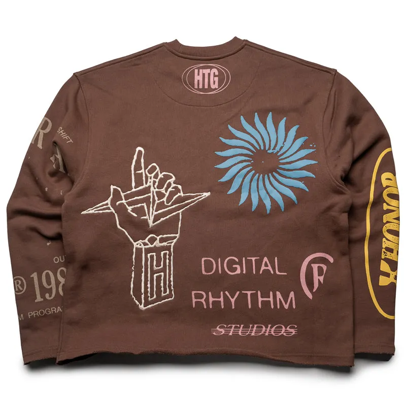 Honor The Gift Studio Crewneck 2.0 - Brown