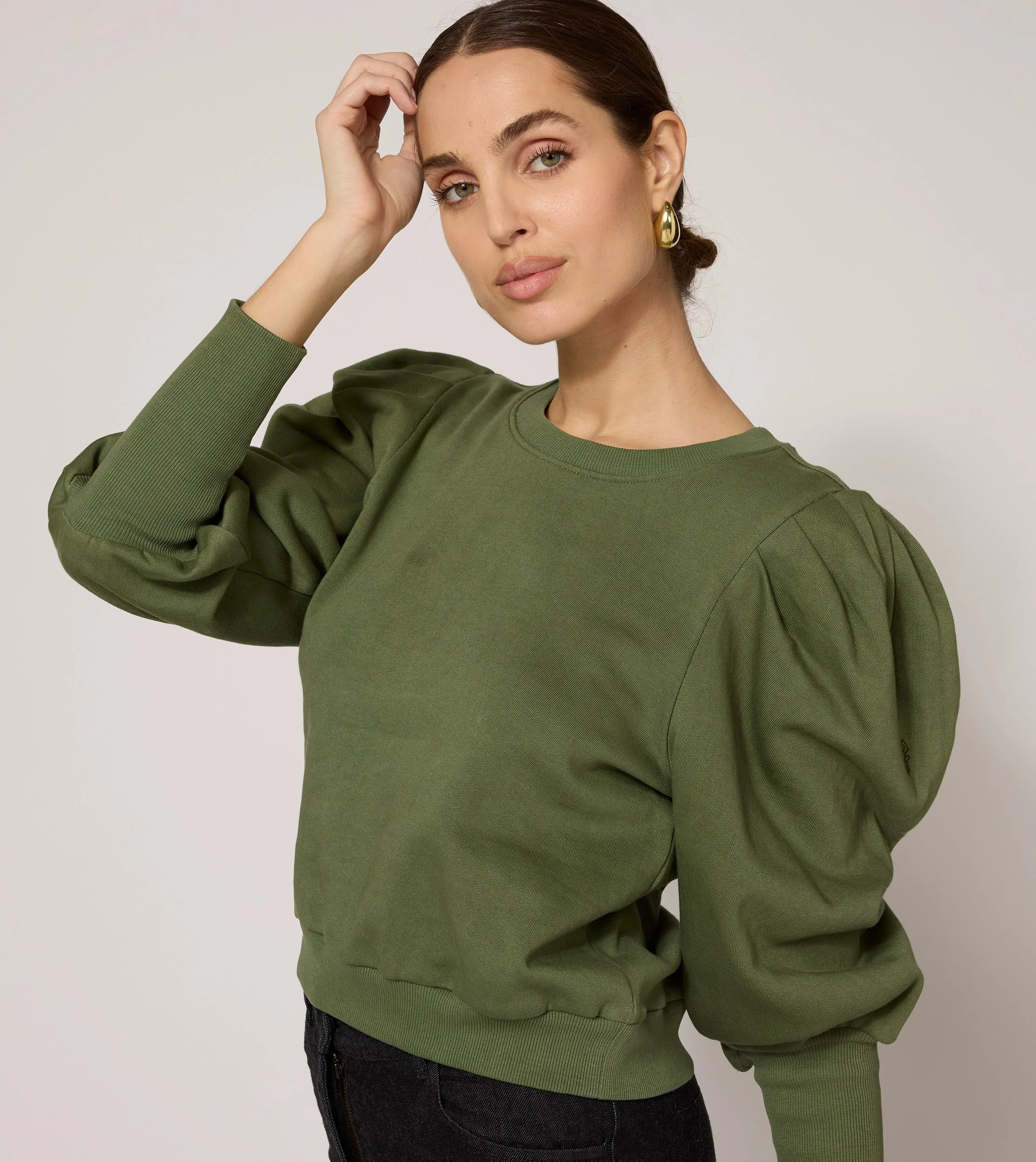 Indi Sweatshirt | Army Green