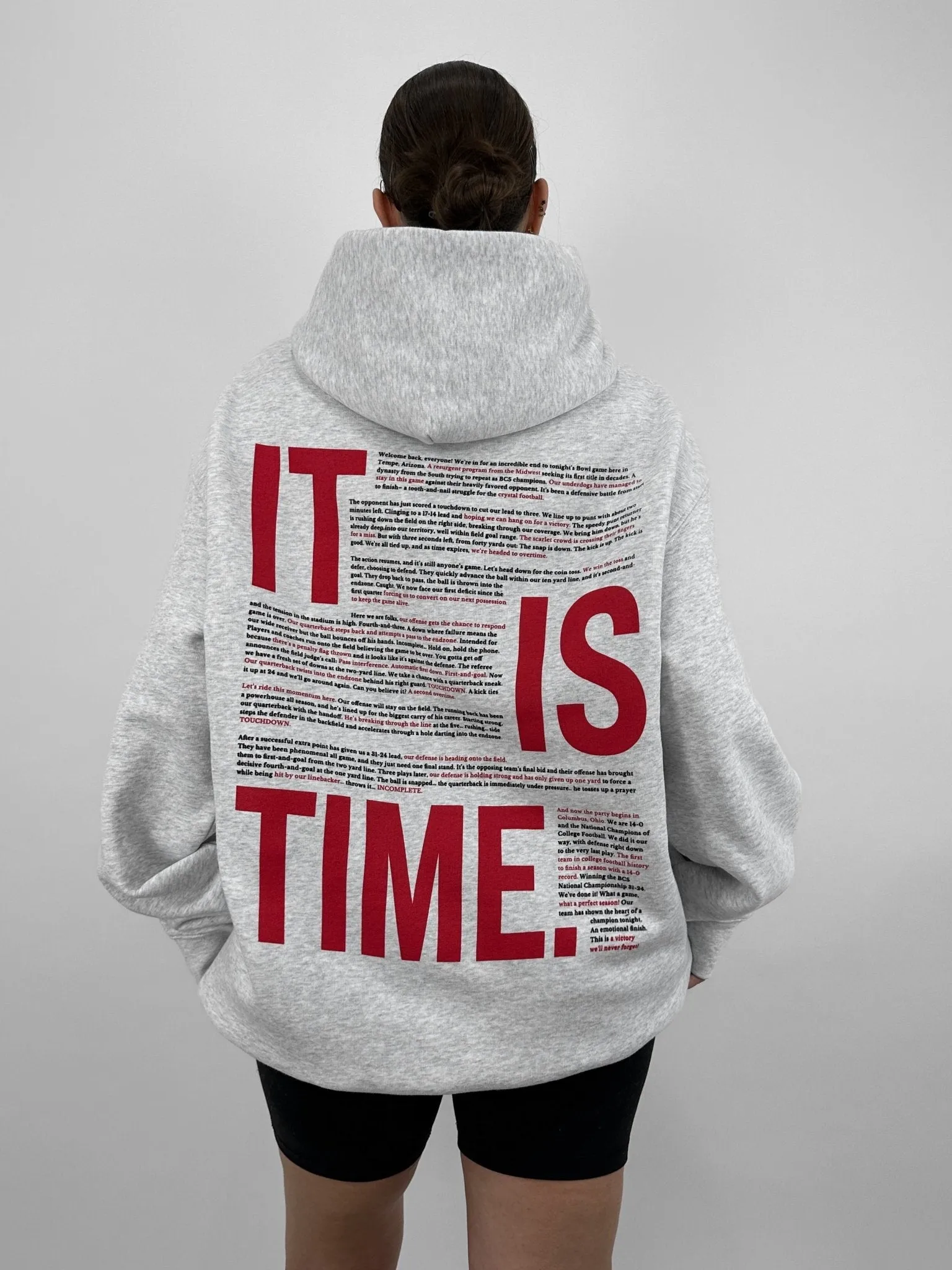 It Is Time Hoodie