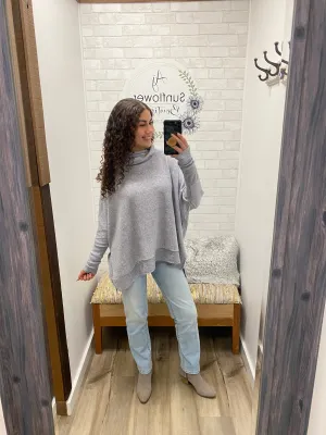 Keep Me Cozy Sweater Lt. Gray