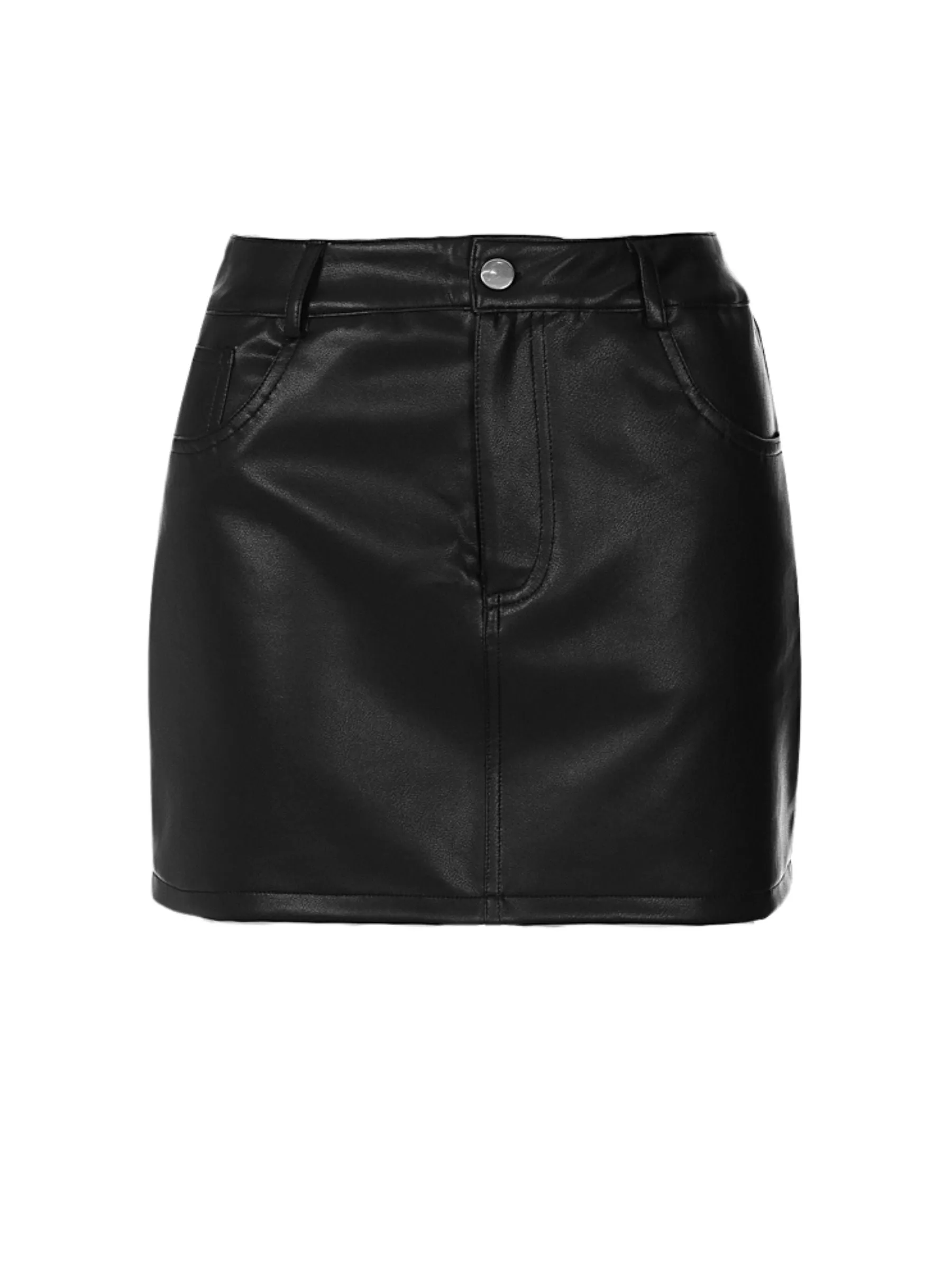 Manya Leather Skirt Set