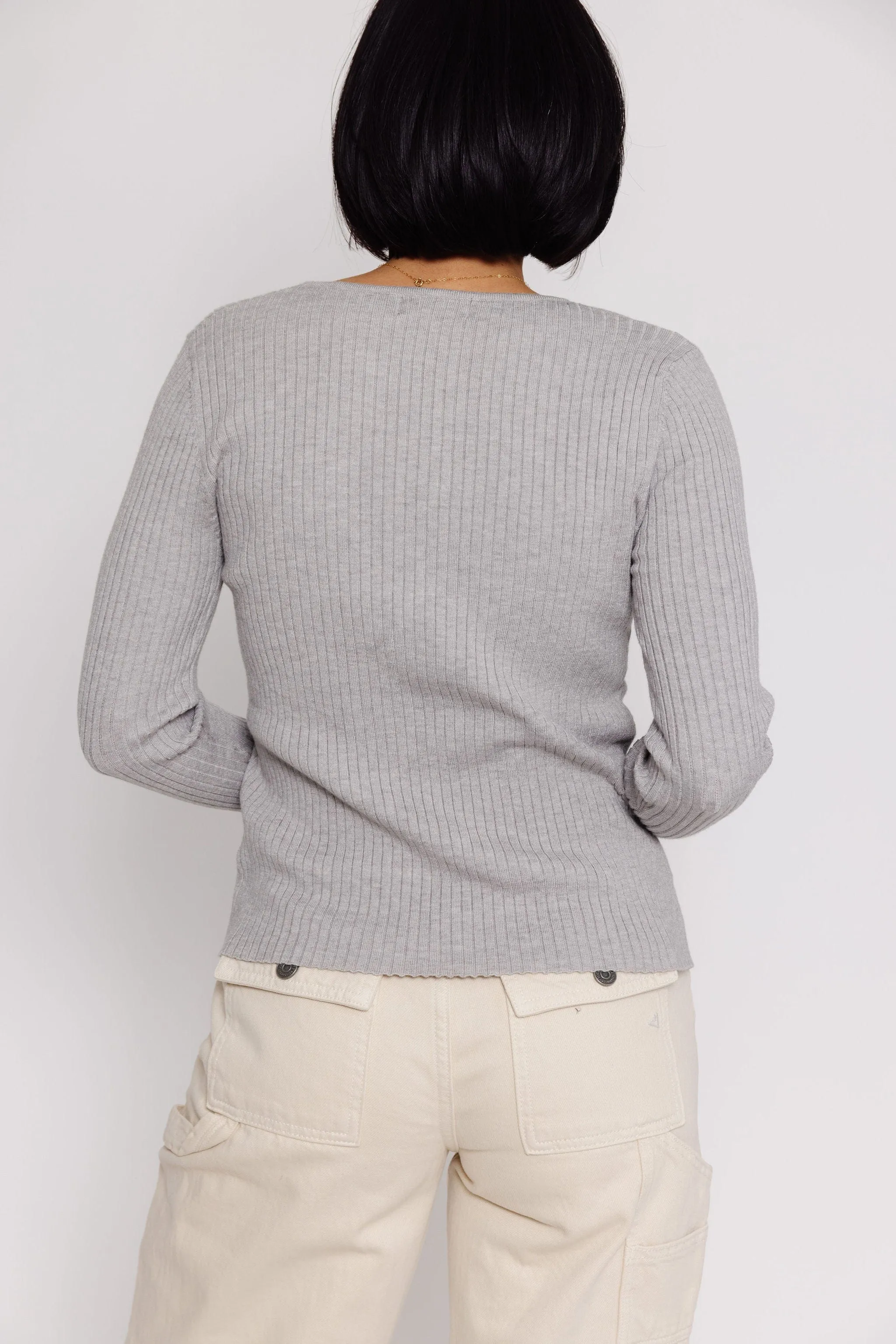 Mara Sweater in Heather Grey