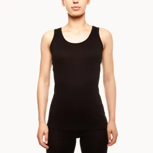 MENIQUE Basic 100% Merino Wool Womens Tank Top