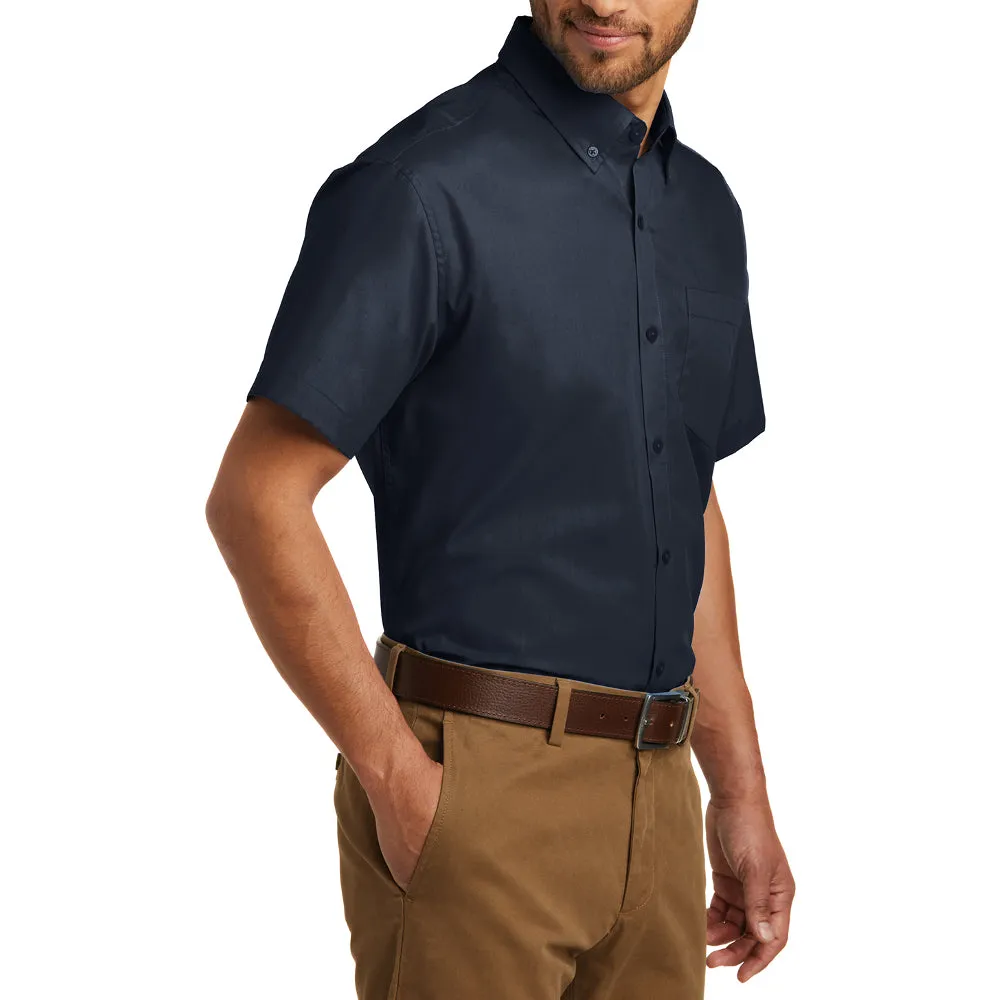 Men's Short Sleeve Carefree Poplin Shirt