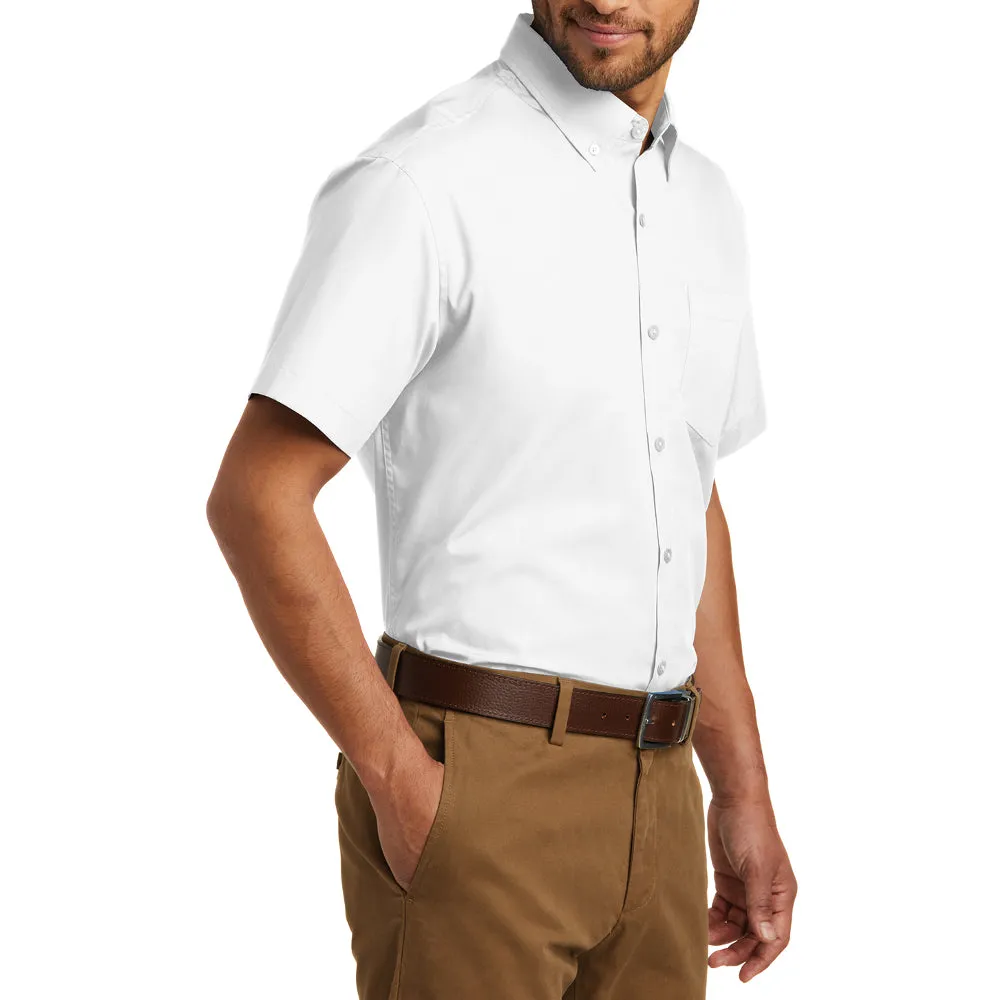 Men's Short Sleeve Carefree Poplin Shirt