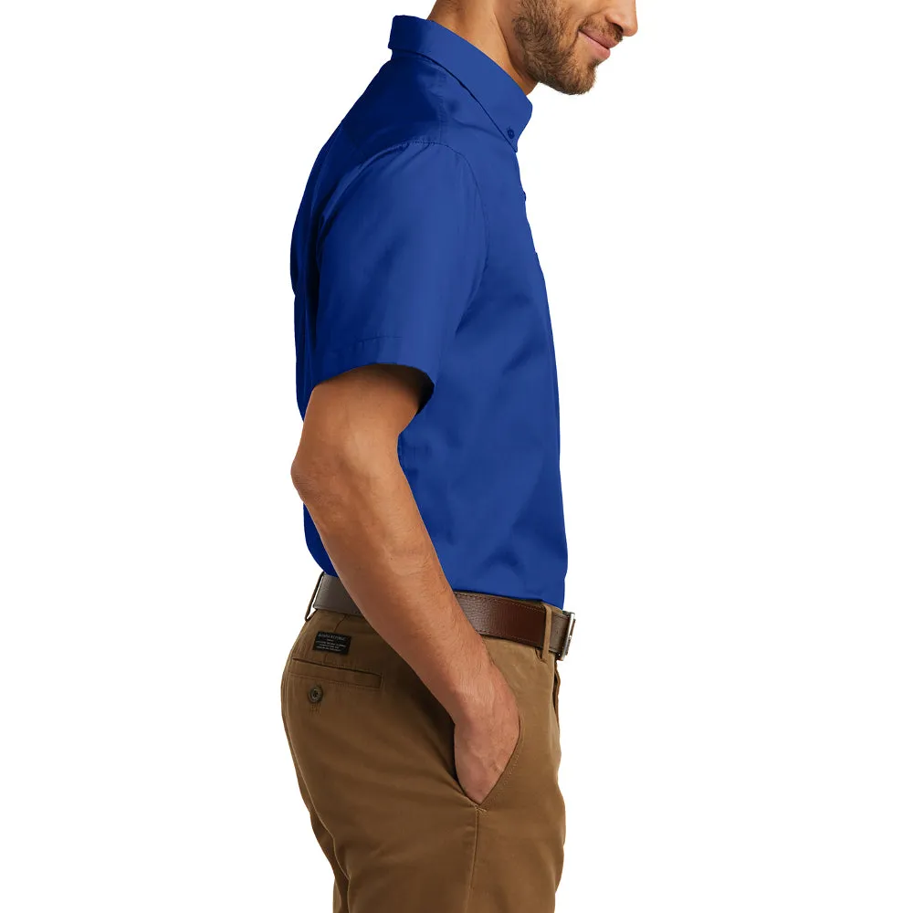 Men's Short Sleeve Carefree Poplin Shirt