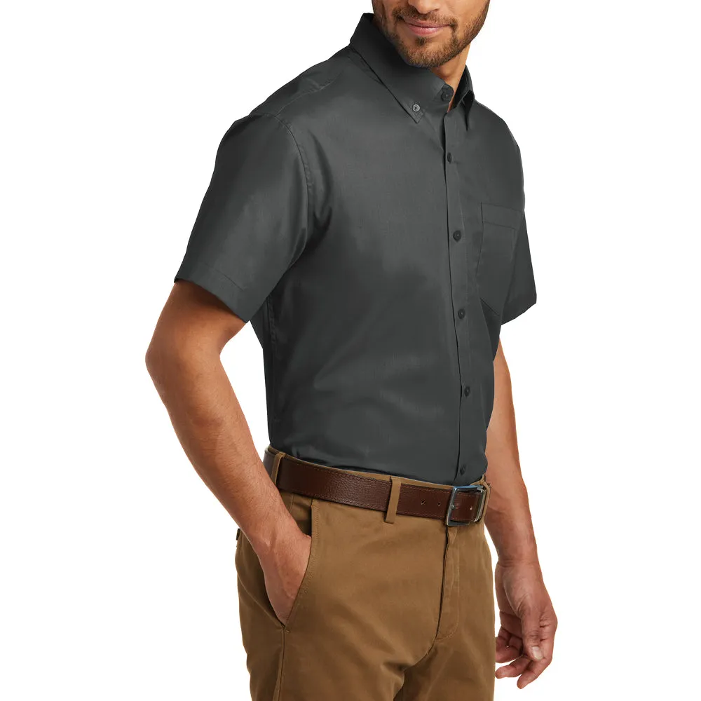 Men's Short Sleeve Carefree Poplin Shirt