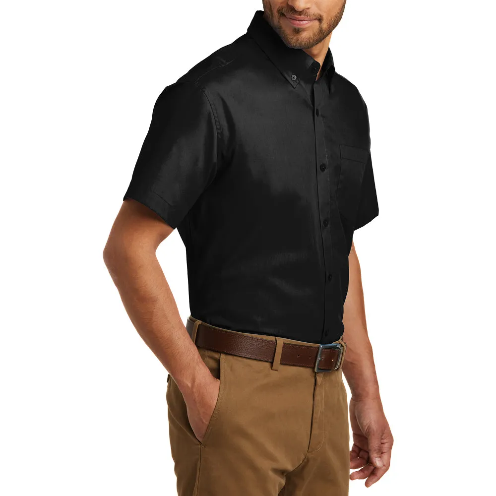 Men's Short Sleeve Carefree Poplin Shirt