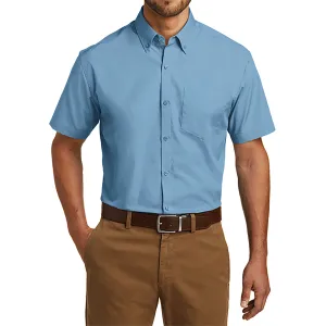 Men's Short Sleeve Carefree Poplin Shirt