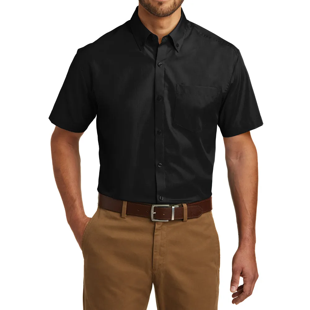 Men's Short Sleeve Carefree Poplin Shirt