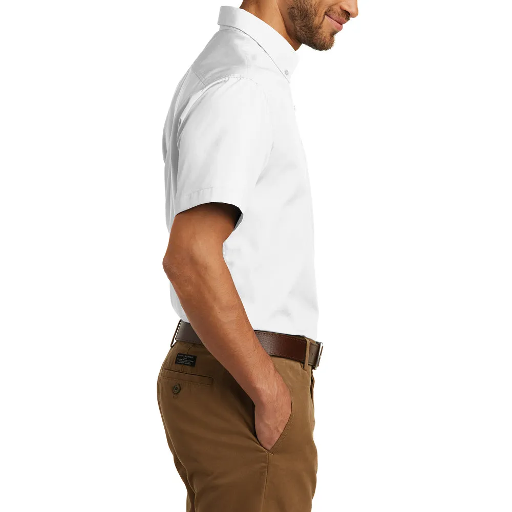 Men's Short Sleeve Carefree Poplin Shirt