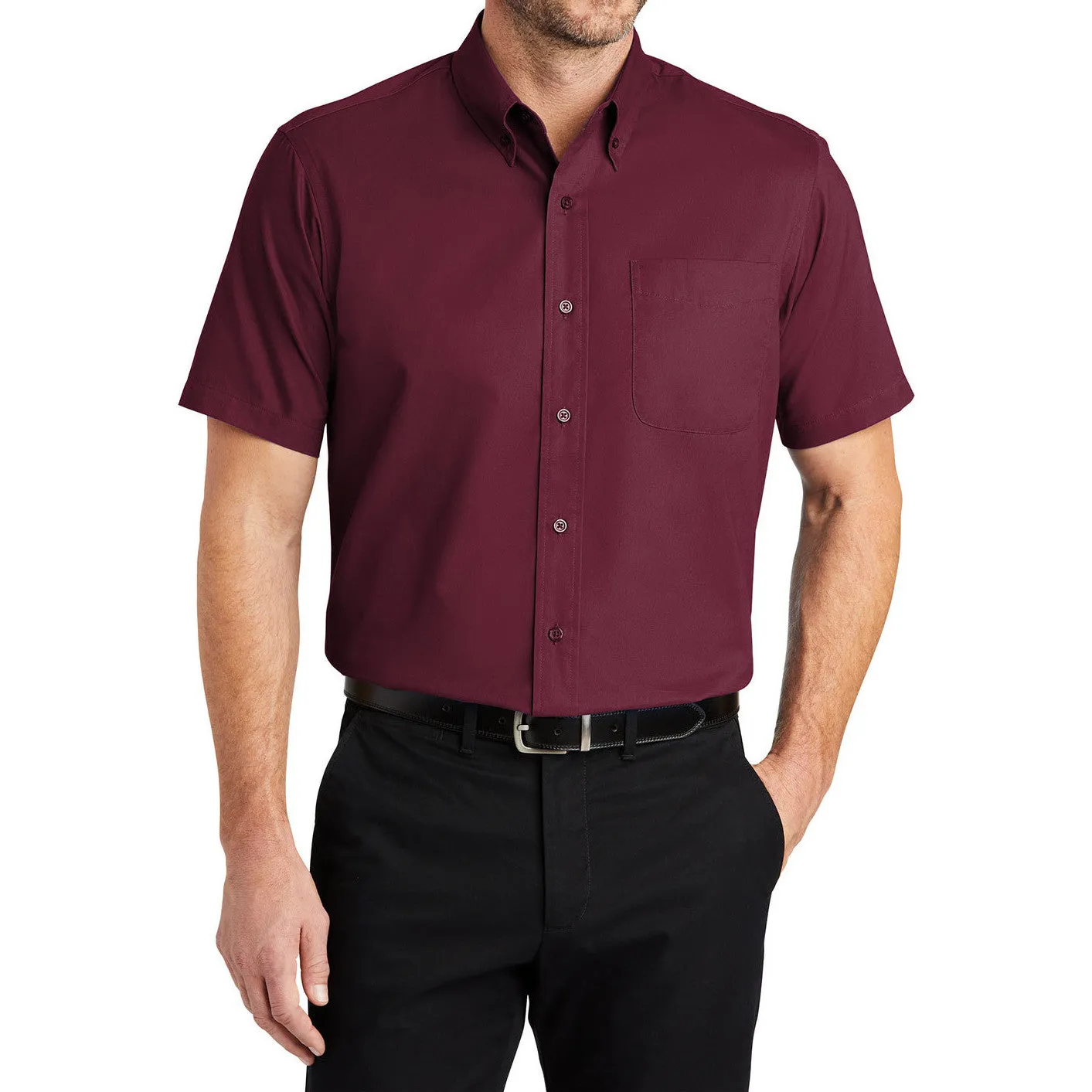 Men's Short Sleeve Super Pro Twill Shirt