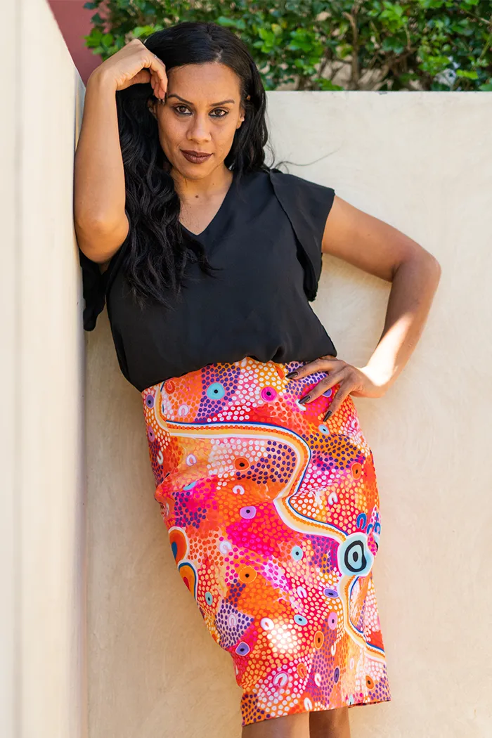 Merindah-Gunya Pencil Skirt