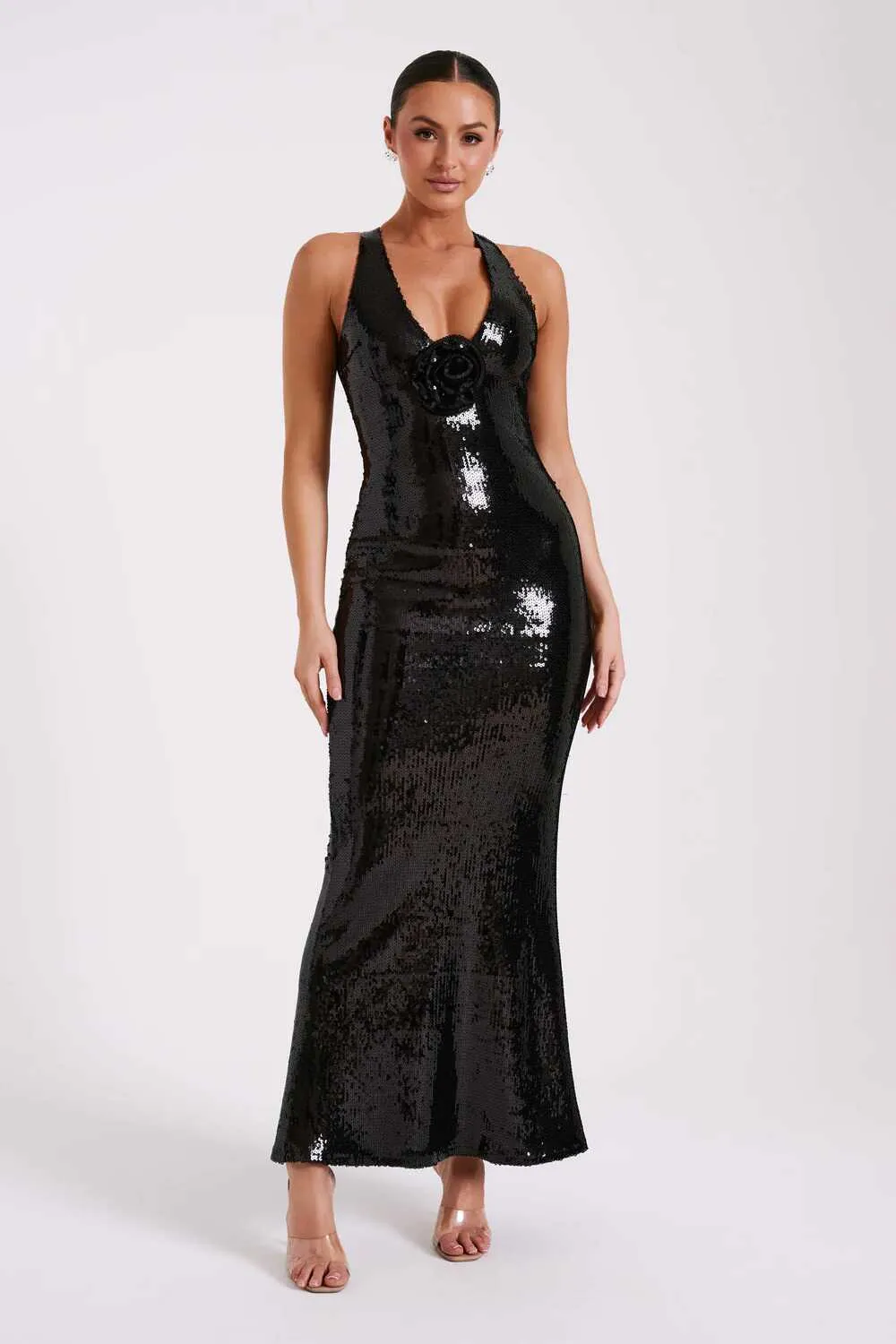 Mirabel Sequin Maxi Dress