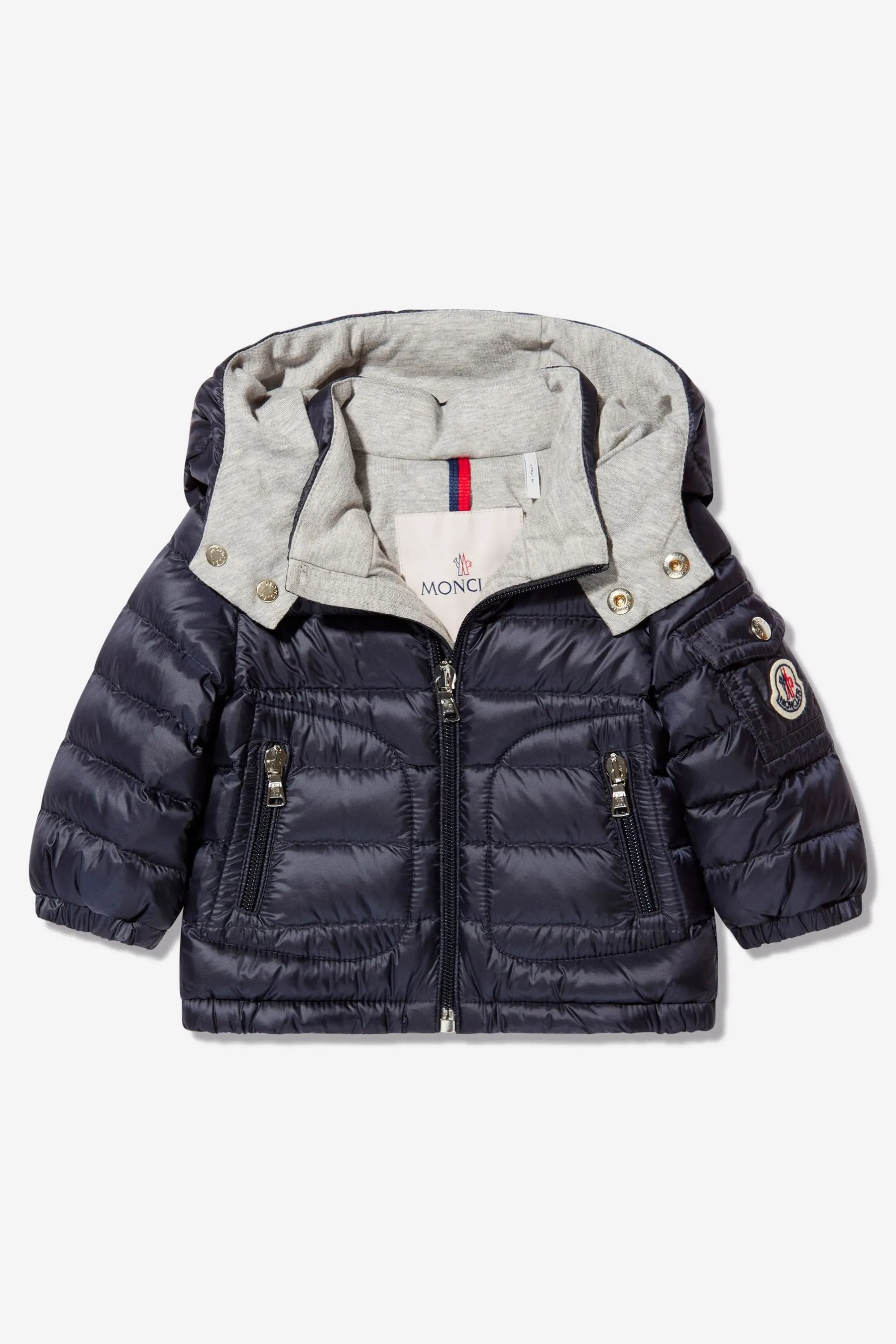 Moncler Enfant Baby Boys Down Padded Lauros Jacket in Navy