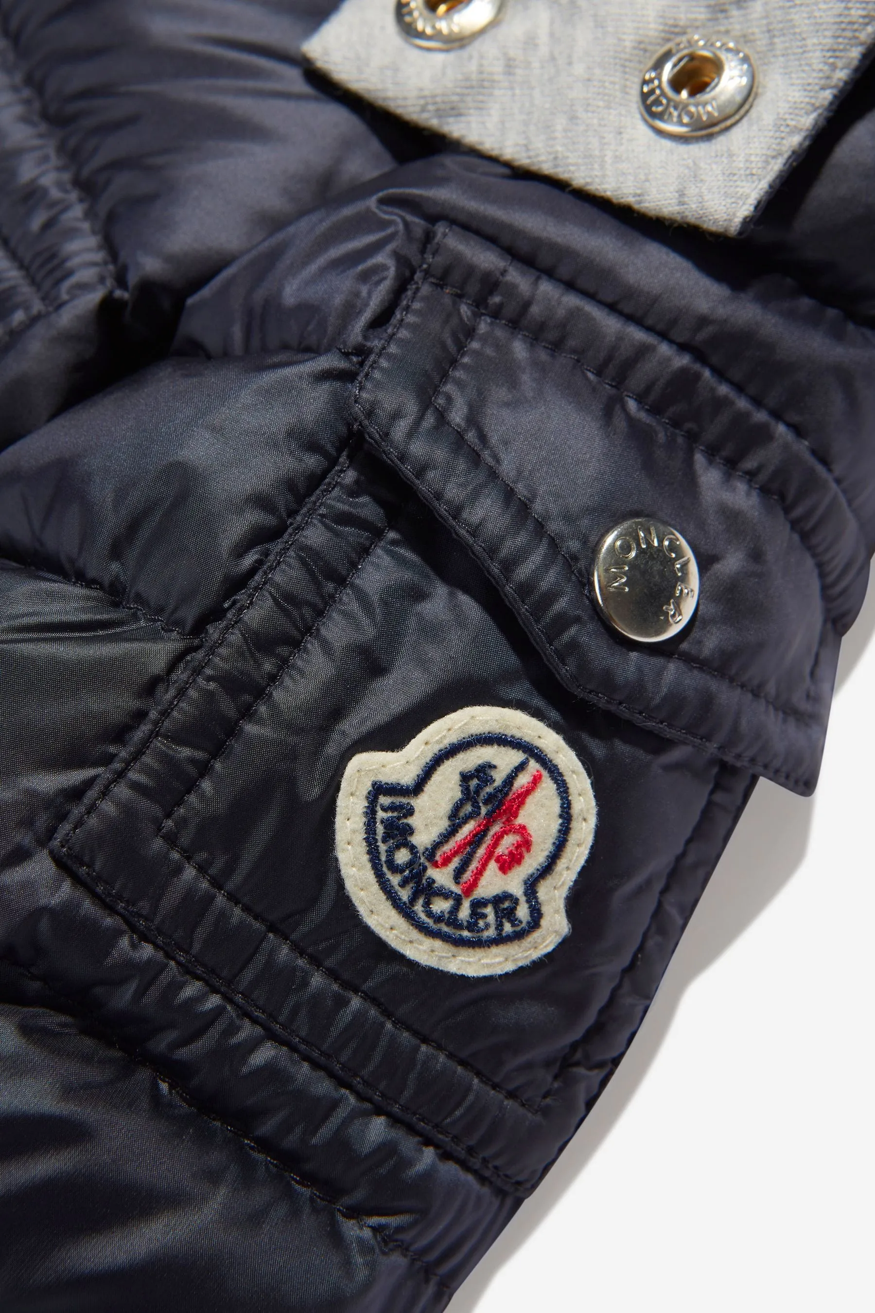 Moncler Enfant Baby Boys Down Padded Lauros Jacket in Navy