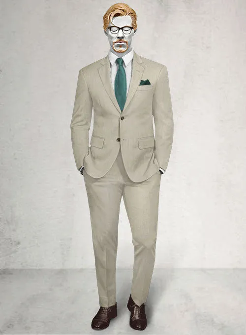 Napolean Muted Khaki Wool Suit